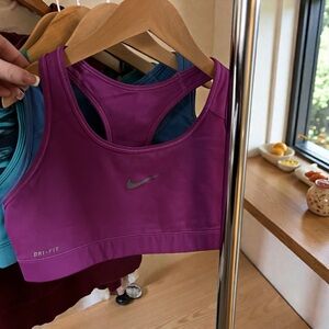 Nike Women's Magenta Dri-FIT Sports Bra